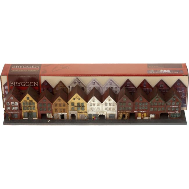 Bryggen minihus Bryggen panorama 34cm