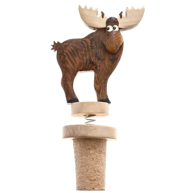 Vinkork med elg i tre