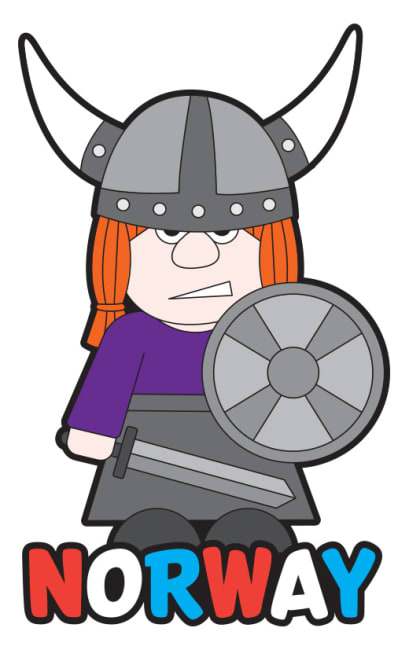 Magnet, sint vikingdame