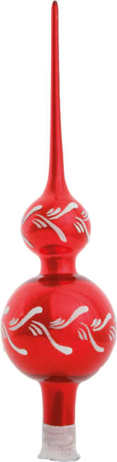 Spir rød og hvit shiny