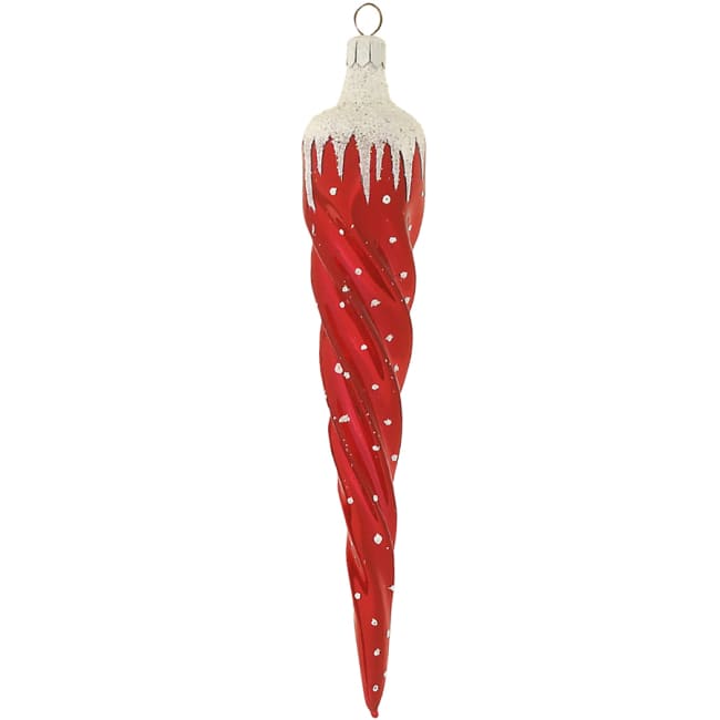 Istapp Kos rød skrudd 17cm