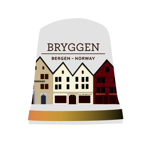 Fingerbøl Bryggen panorama hvit