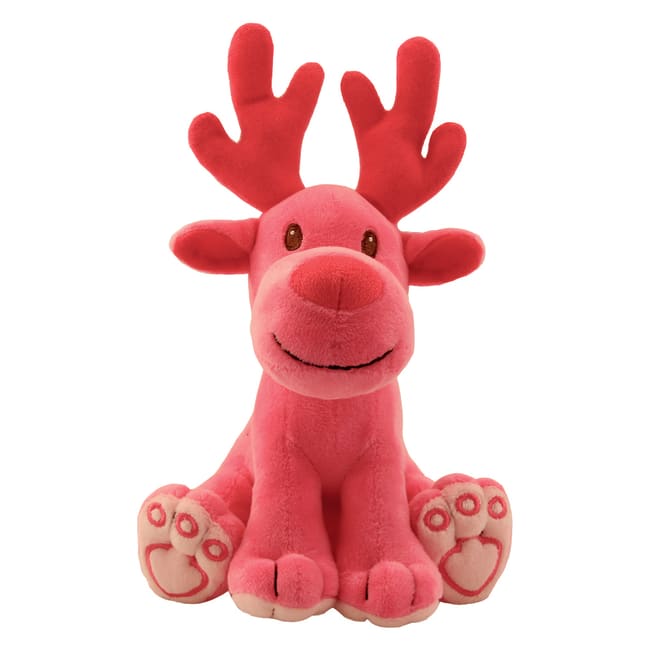 Kosedyr sittende elg rosa