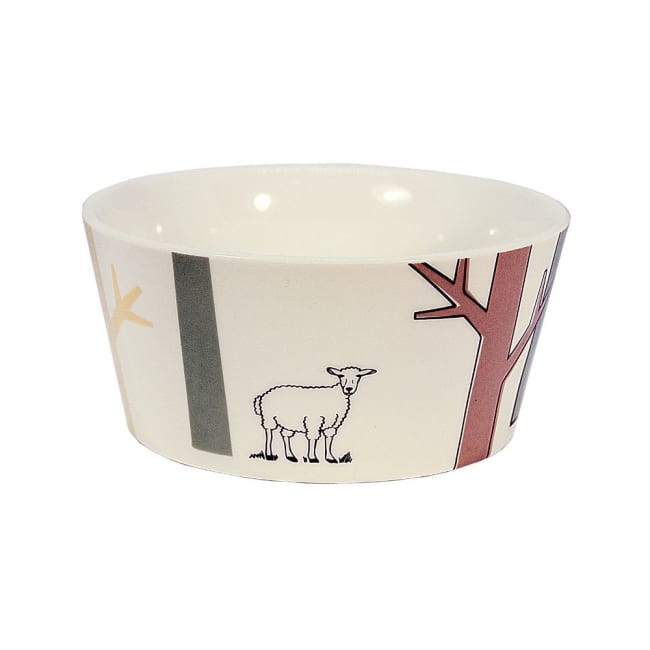 Porselen skål med sau pastell