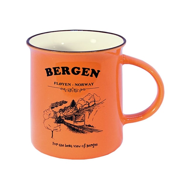 Krus stort oransj Fløyen