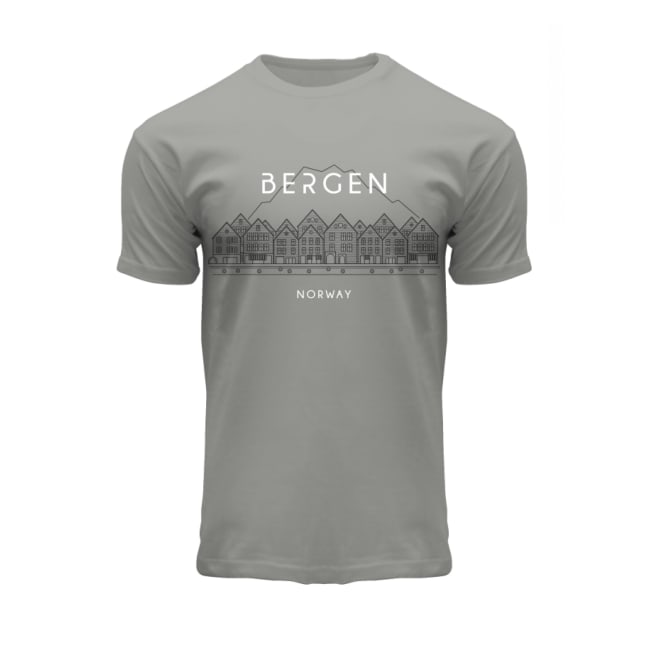 T-skjorte Sky Front Bergen Zinc