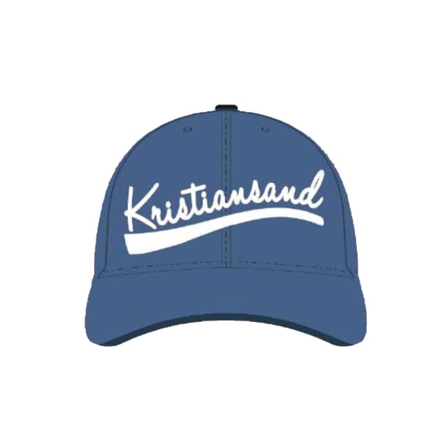 Caps Kristiansand blå solid