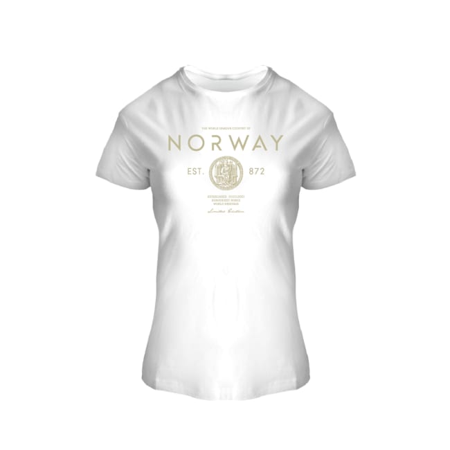 Dame t-skjorte City Seal white