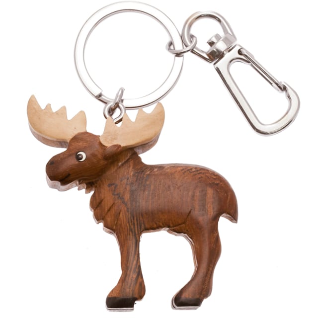 Nøkkelring stående elg