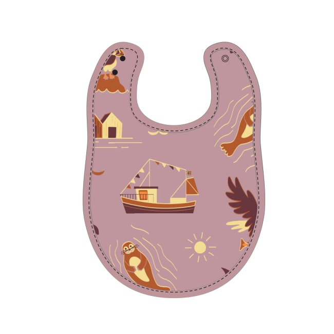 Smekke stor med hav motiv - rosa eller turkis