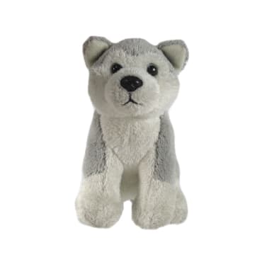Nøkkelring husky plysj 9 cm