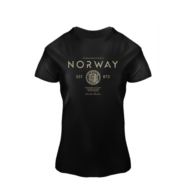 T-skjorte Ladies City Seal Norway Svart