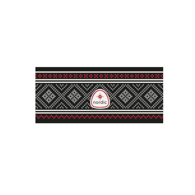 Setesdal Pannebånd svart/grå
