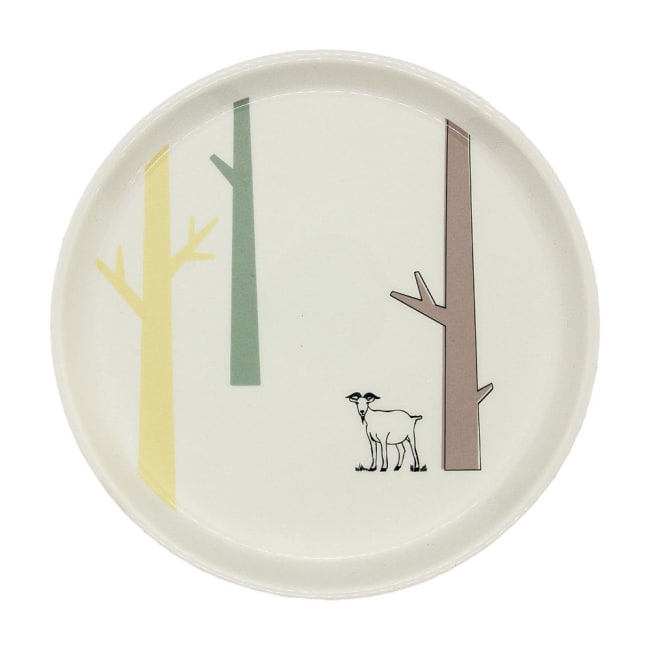 Porselen fat med geit pastell