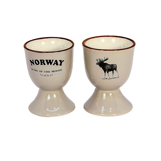 Eggeglass Elg grå 2pk