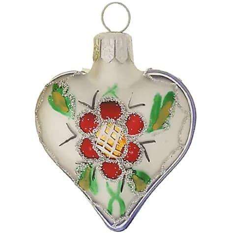 Hjerte Kashubian blå5cm