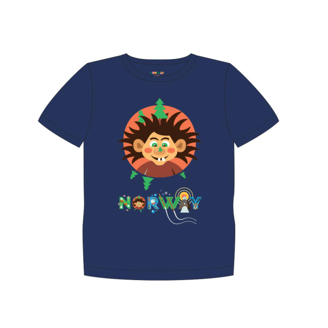 T-skjorte barn Norway Kids