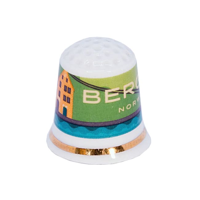 Fingerbøl hvit Bergen