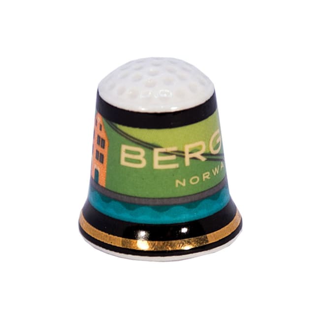 Fingerbøl svart Bergen