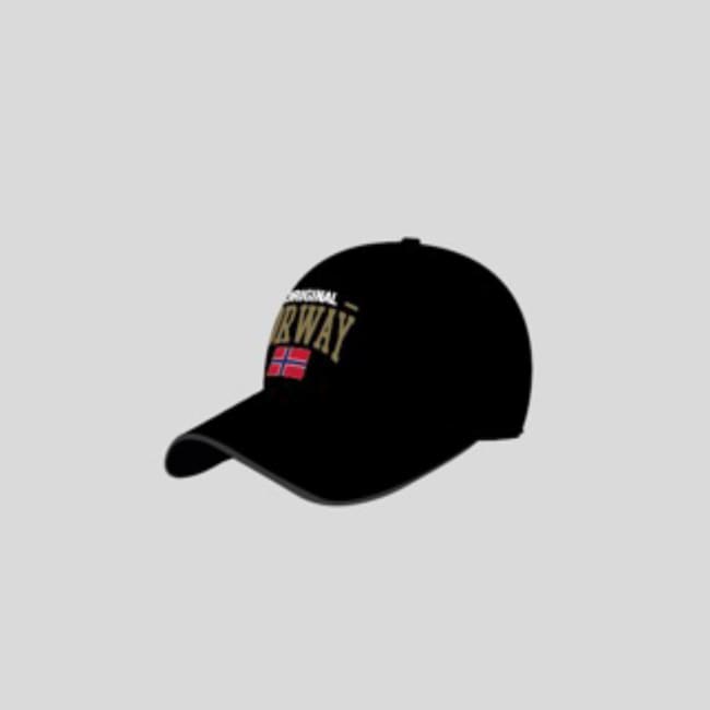 Cap Norway Vintage Black/Gold
