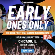 thumbnail image for Early Ones Only