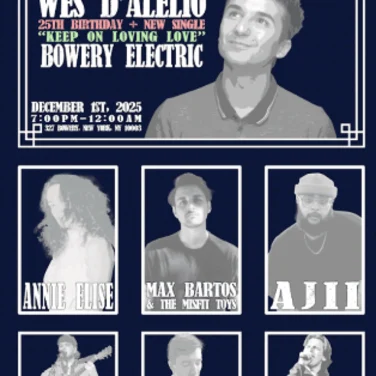 Picture of Wes D'Alelio • Ajii • Max Bartos & The Misfit Toys • Annie Elise • Jack Wilmot • Evan Panzer • Nick Salazar