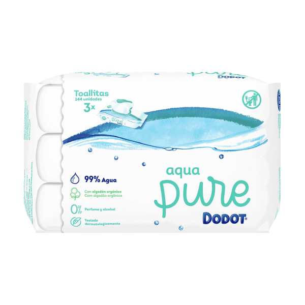 TOALLITAS AQUA PURE DODOT 48 U.