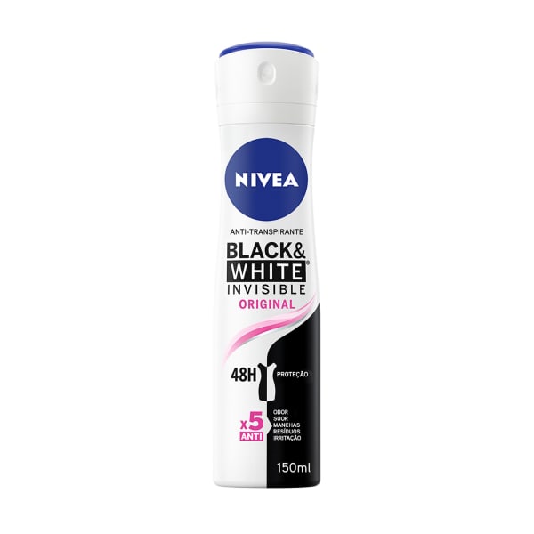 Mercadão - Pingo Doce: Desodorizante Spray Black & White Silky Smooth Nivea