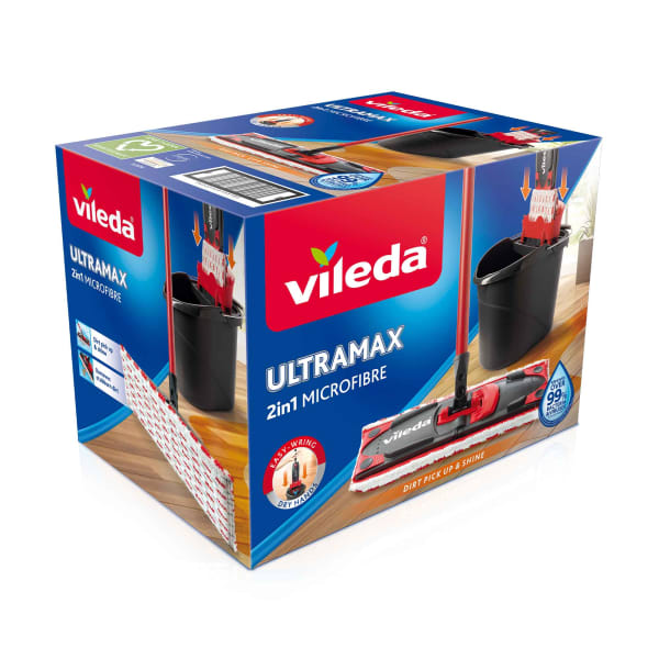 Vileda Mopa e Balde com Espremedor Ultramax - 1 Unidade - PHProdutos