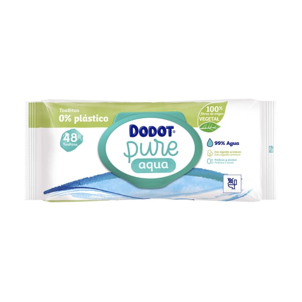 Dodot Toallitas Bebé Aqua Pure 48 Unidades