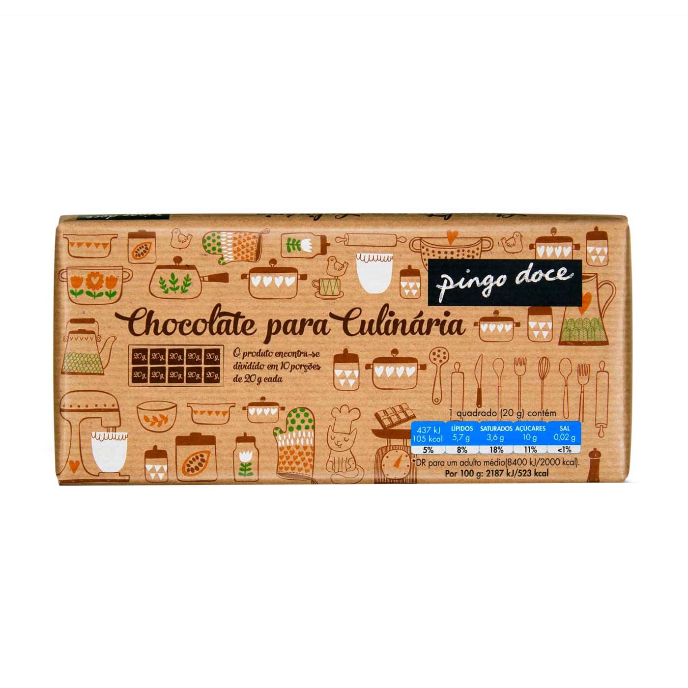 Mercadão Pingo Doce Chocolate de Culinária Pingo Doce