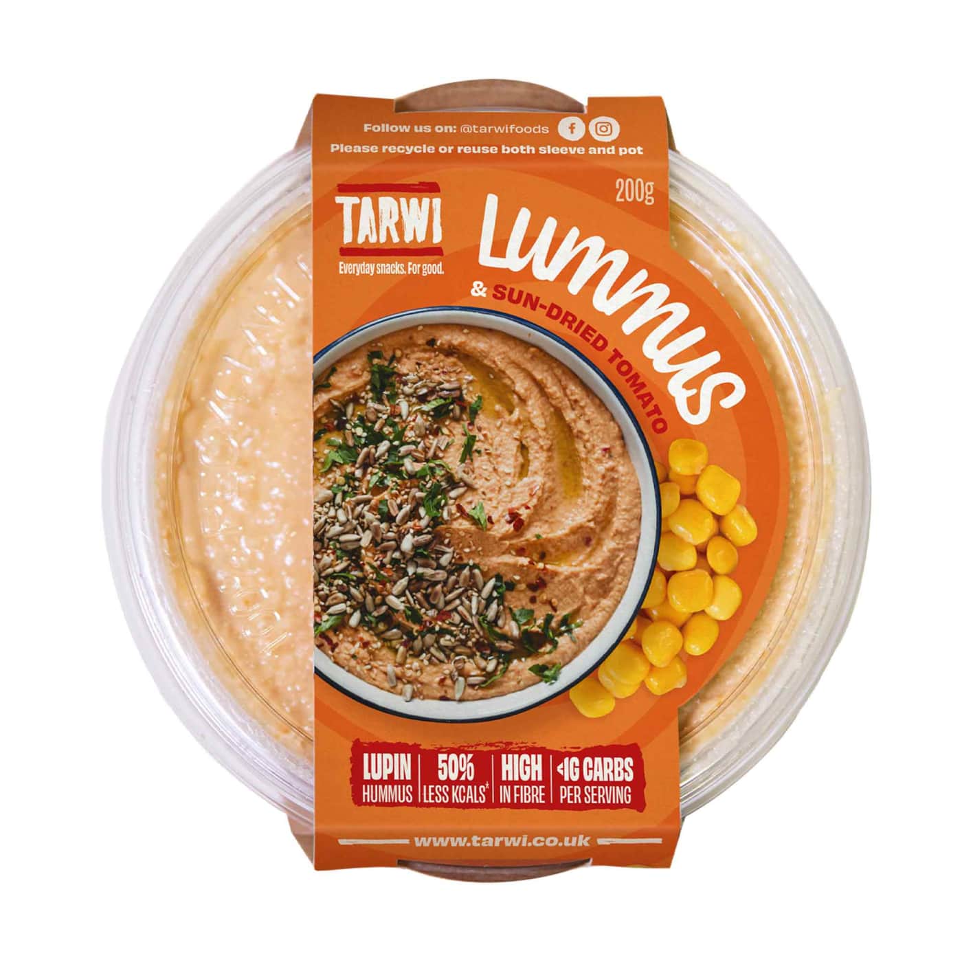 Mercadão Pingo Doce Hummus de Tremoços Lummus Tomate Seco Tarwi