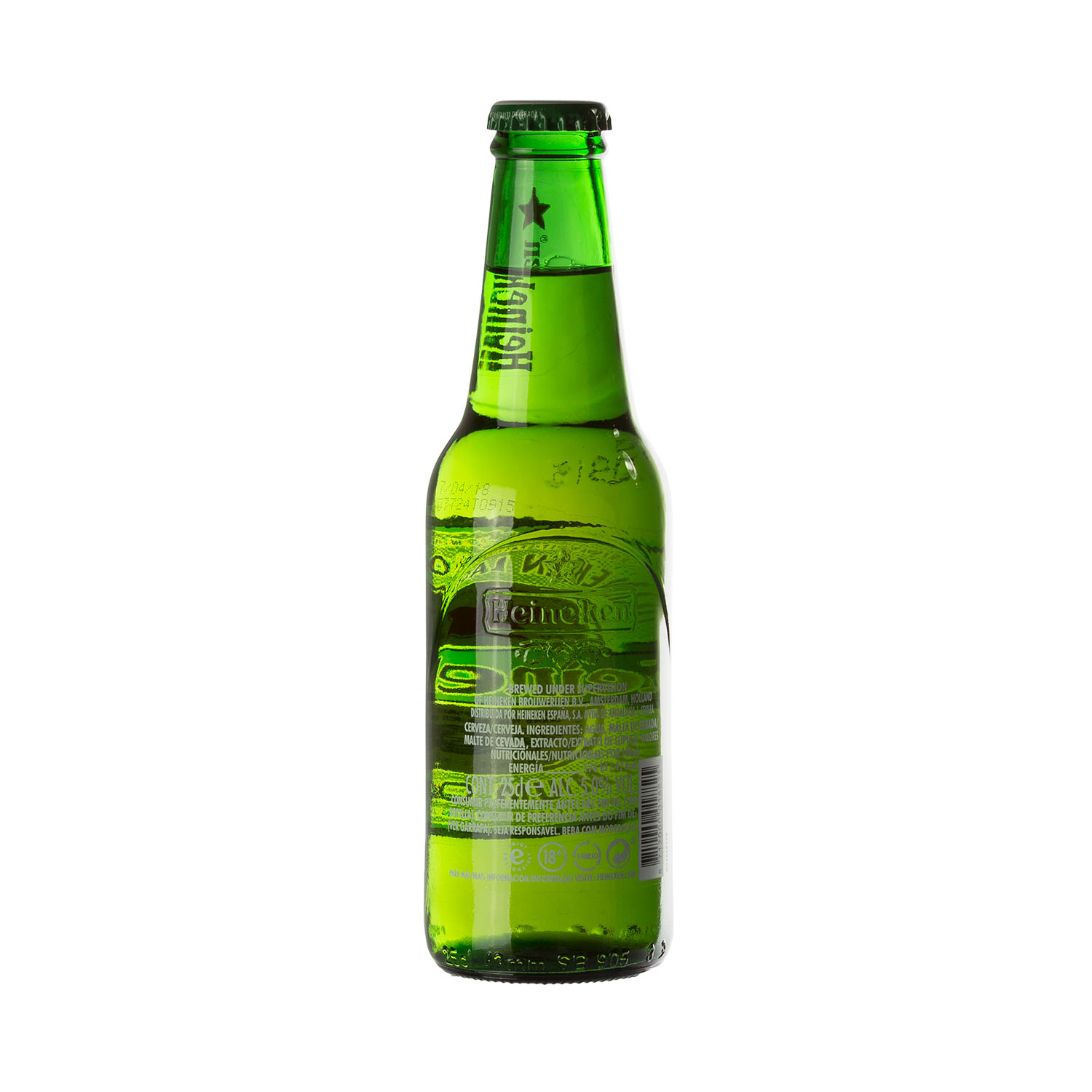 Heineken Cerveja com Álcool Garrafa - Pack 6 x 25 cl