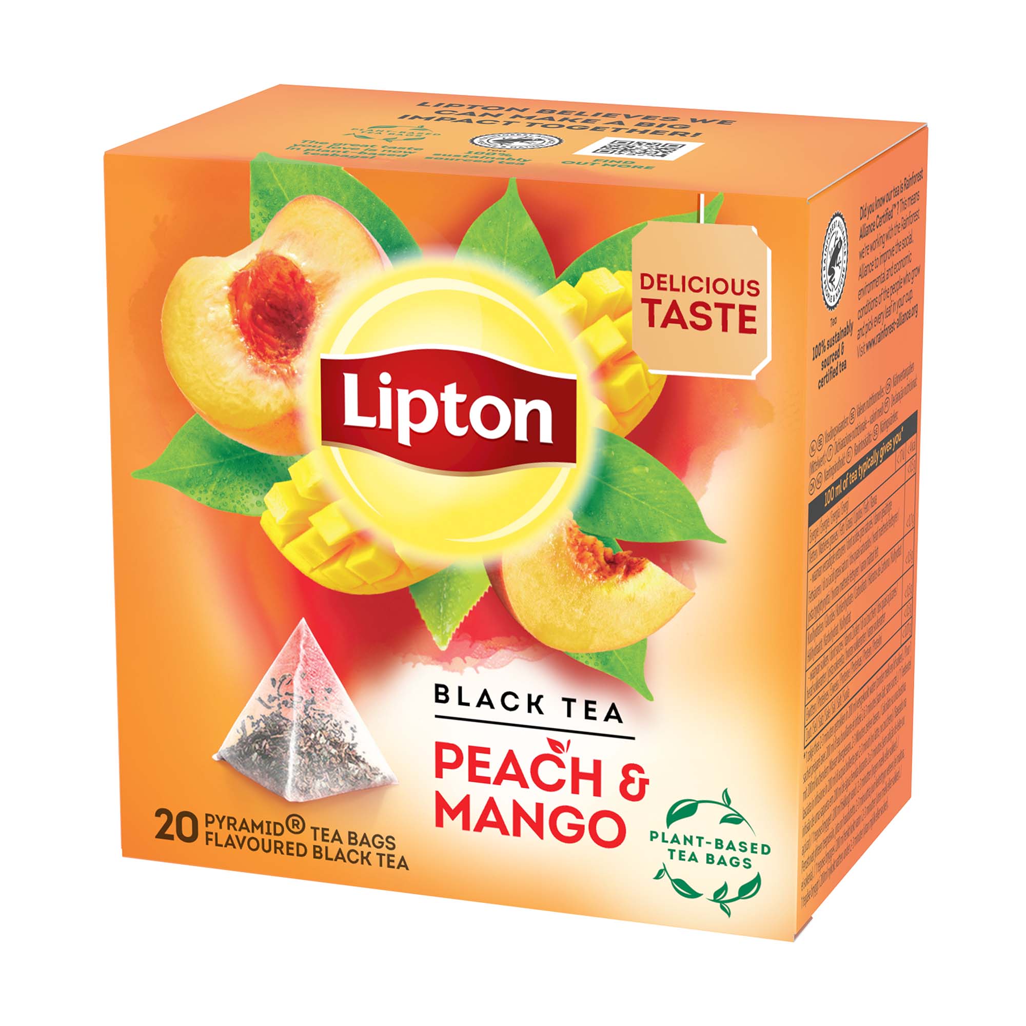 Lipton манго. Lipton Tea Mango. Ahmad Tea Peach & Mango. Чай зеленый пирамидки с манго.