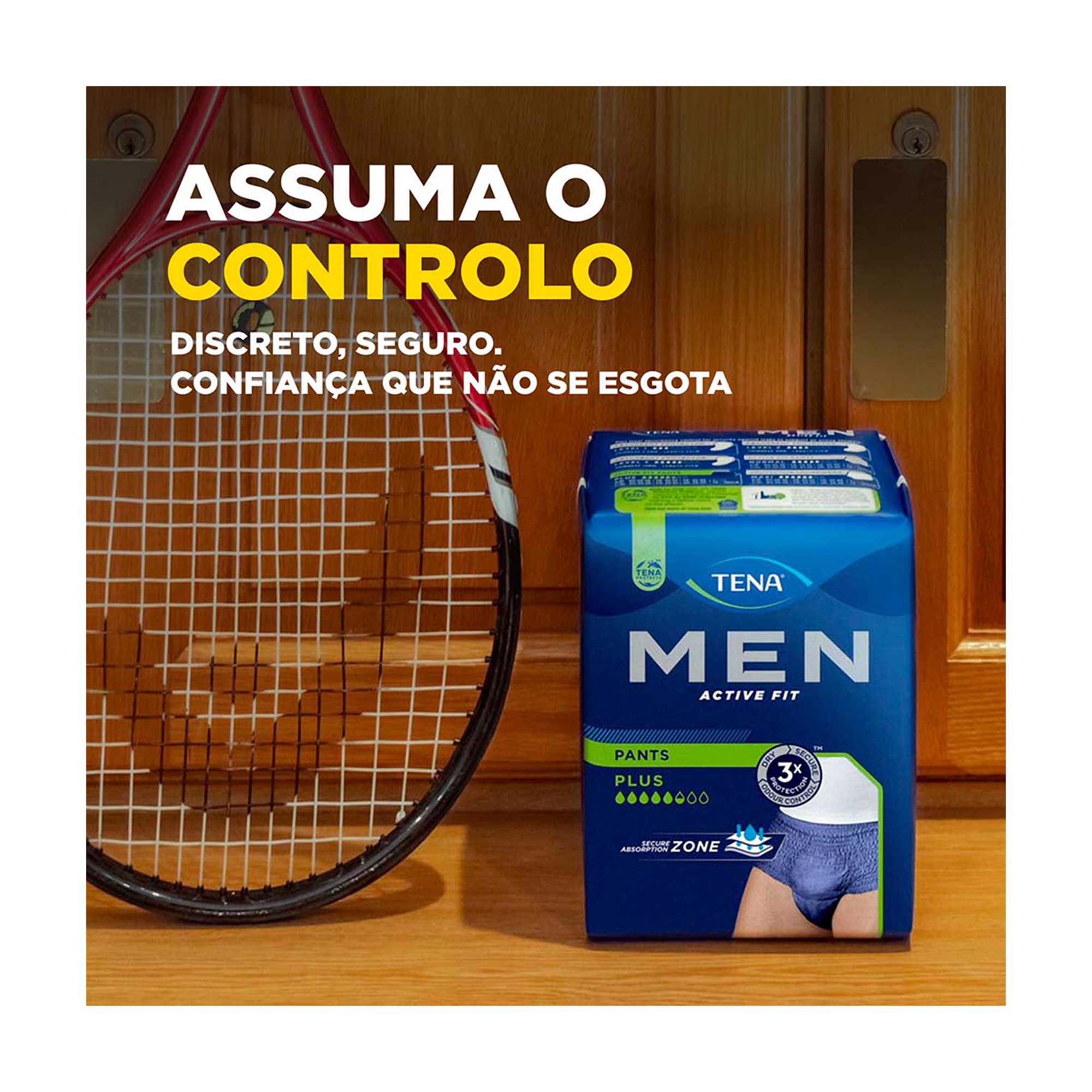 Mercadão - Pingo Doce: Cuecas Incontinência Plus Preto M Silhouette Tena -  9 un