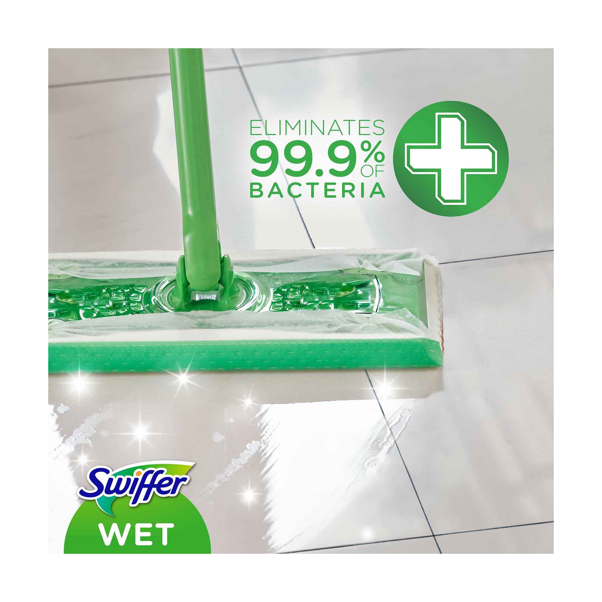 Mercadão - Pingo Doce: Kit Mopa Toalhitas Secas e Húmidas Sweepwe Swiffer