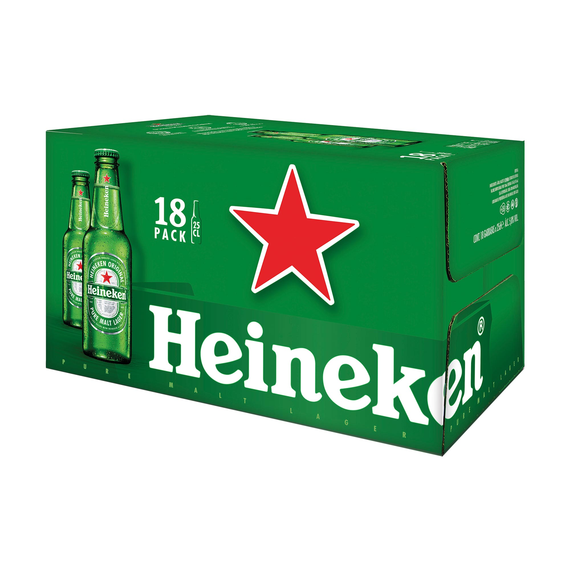 Mercadão - Pingo Doce: Cerveja com Álcool Heineken - Pack 6