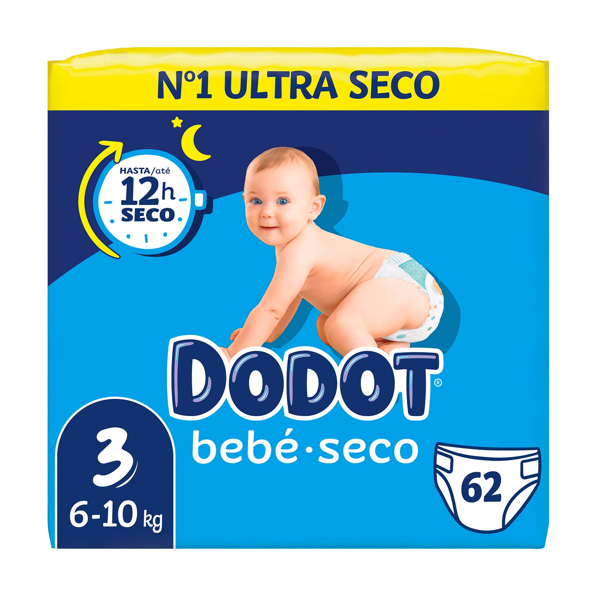 Mercadão - Pingo Doce: Fraldas Dodot Sensitive Tamanho 6 (+13kg) Dodot - 32  un