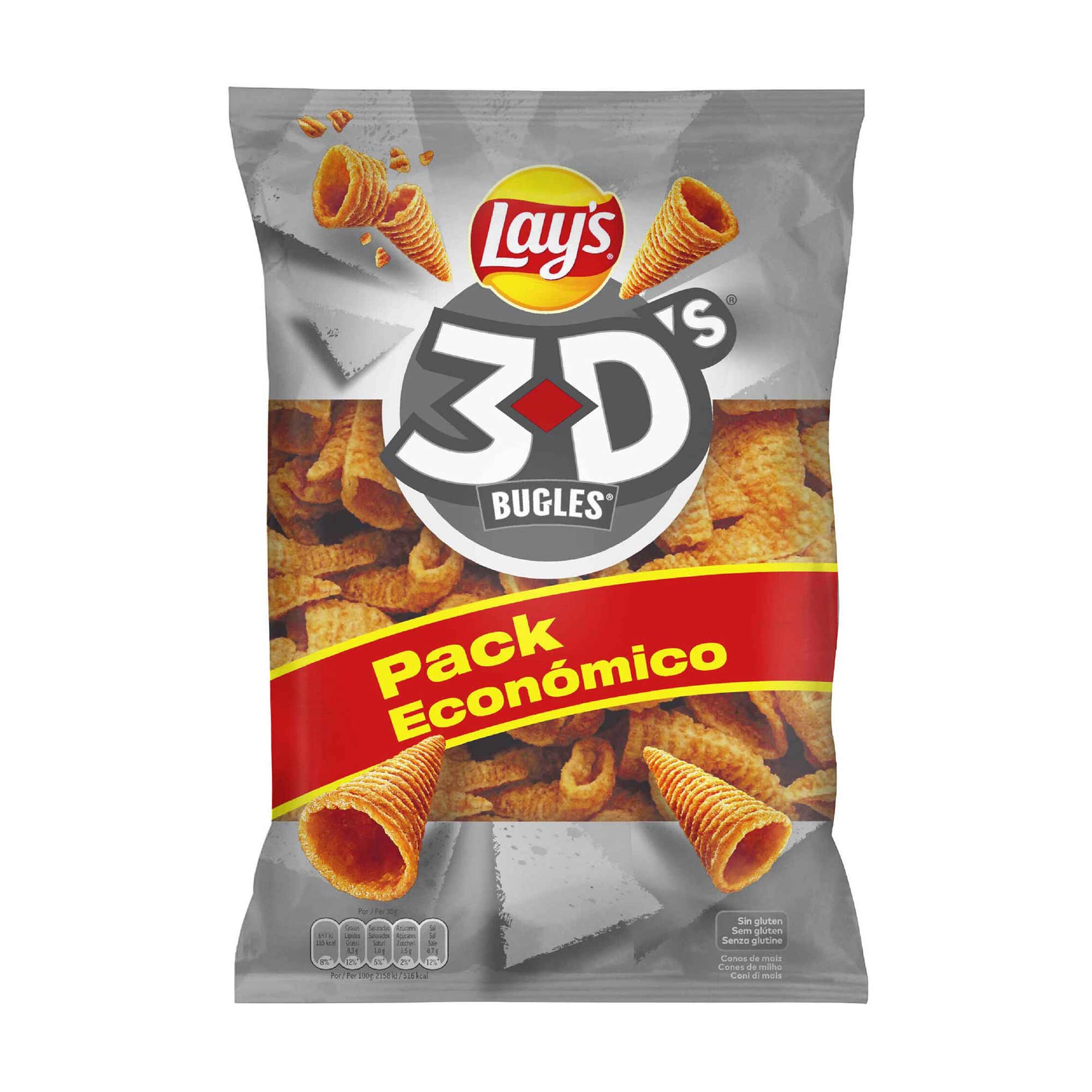 Mercadão Pingo Doce Snack 3D Bugles Lays