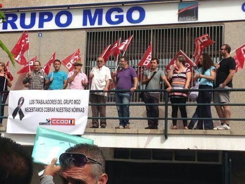 Huelga trabajadores MGO Canarias