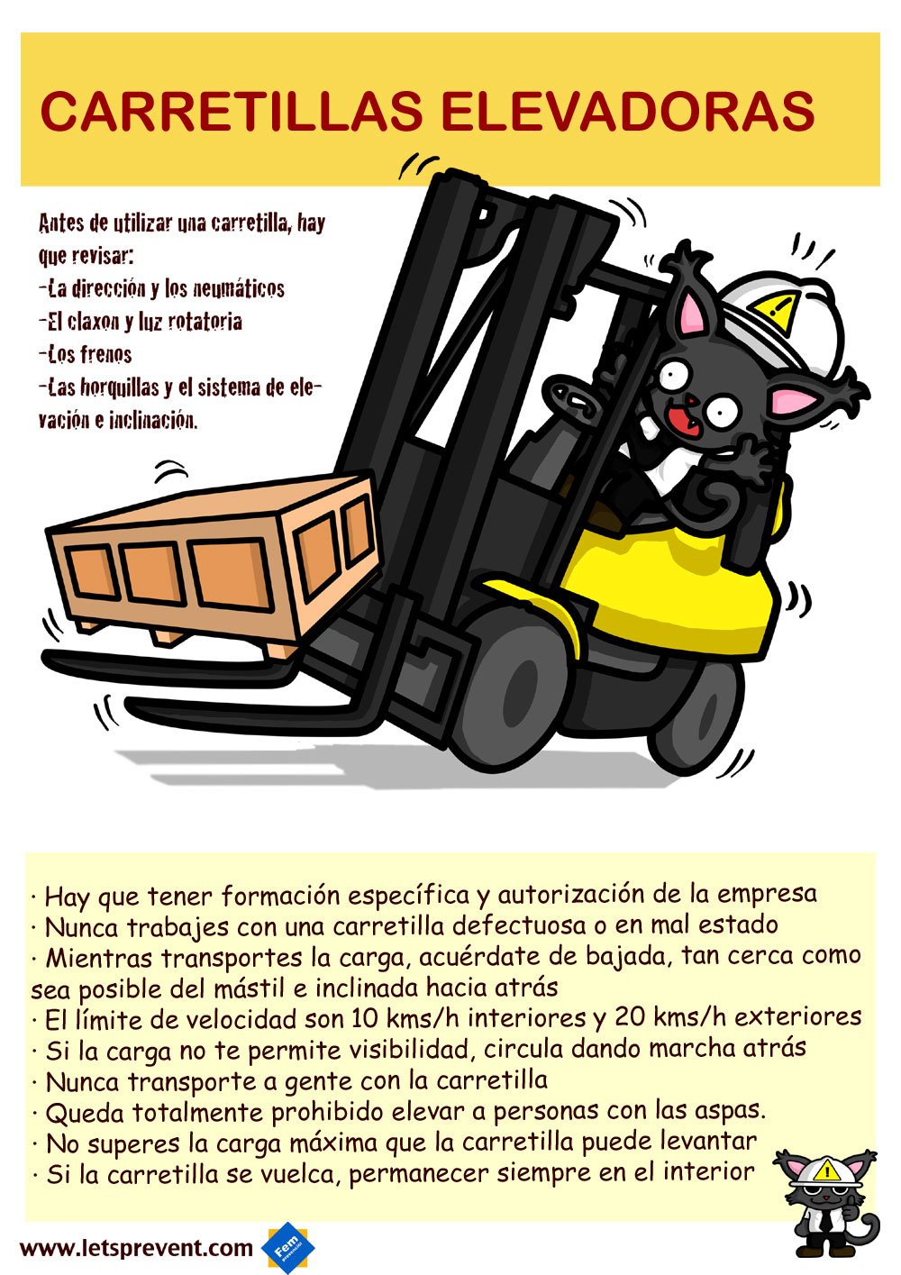 Ficha informativa carretillas elevadoras