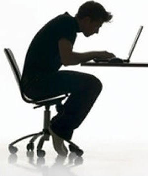 imagenes de posturas correctas y posturas incorrectas en el trabajo