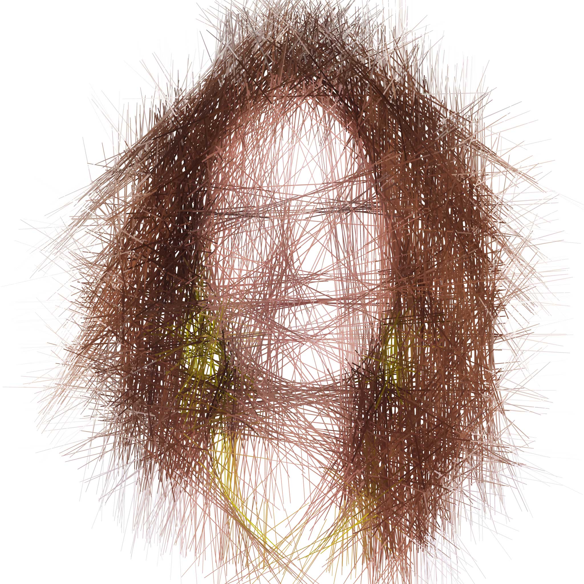 String Art fill — right half