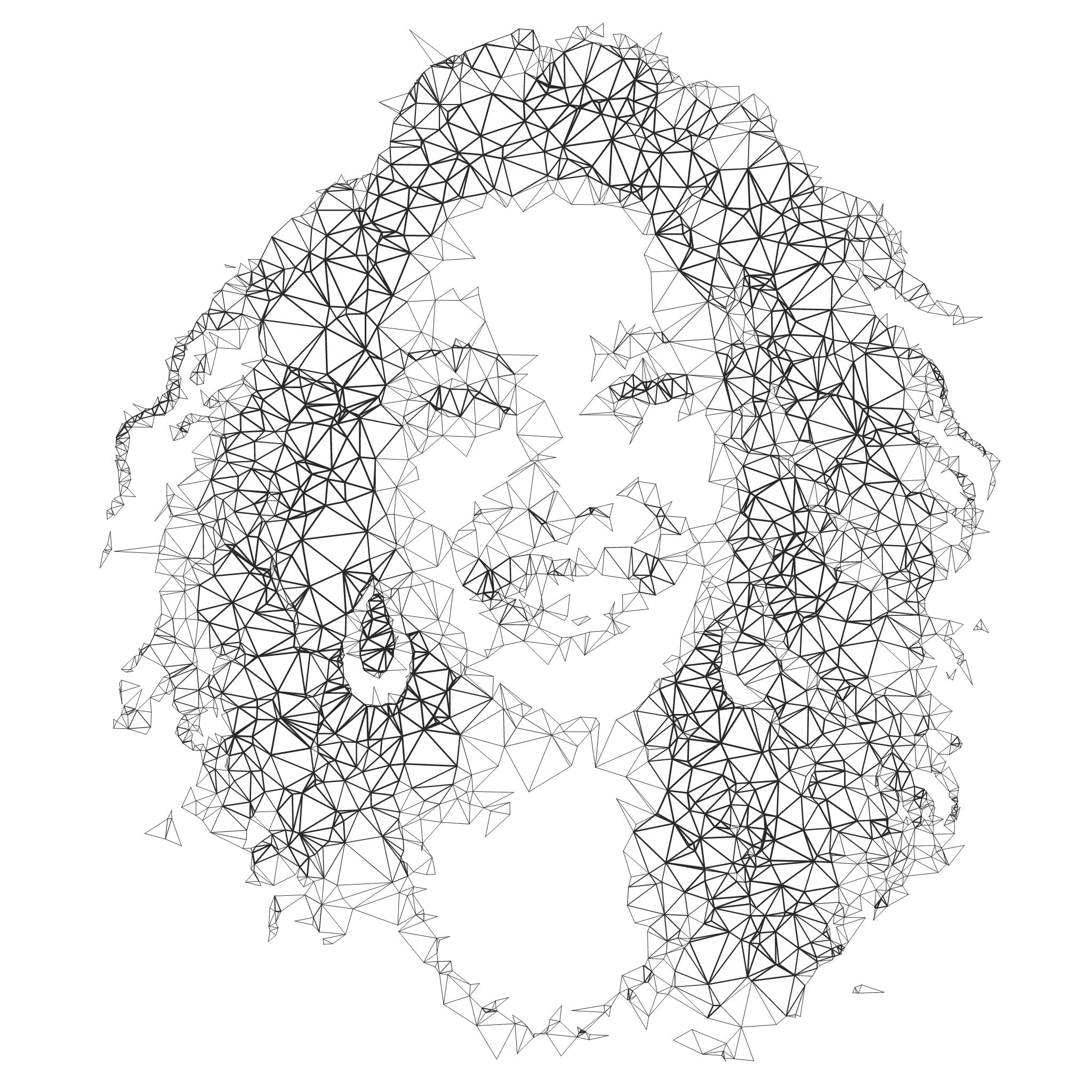 Low-Poly fill — left half