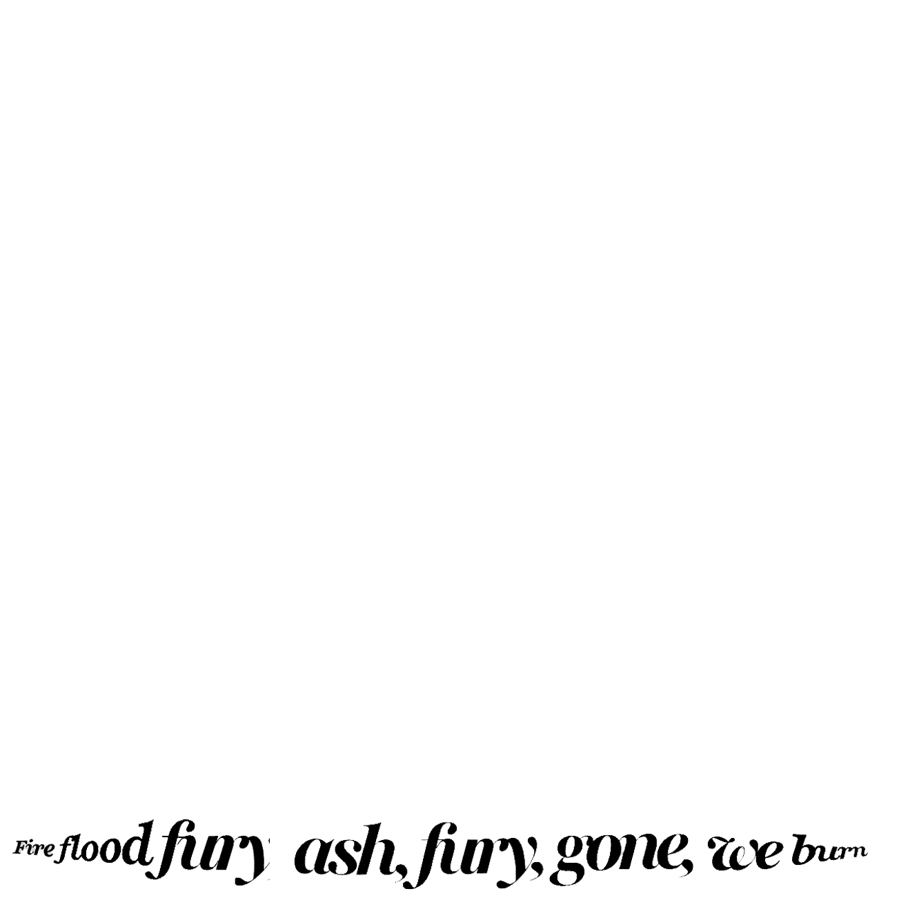 Text fill set into the flame's base
