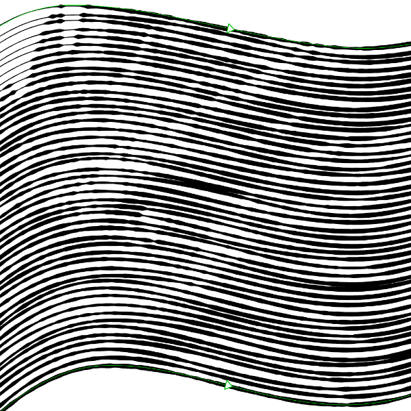 Linear fill with 50% randomization