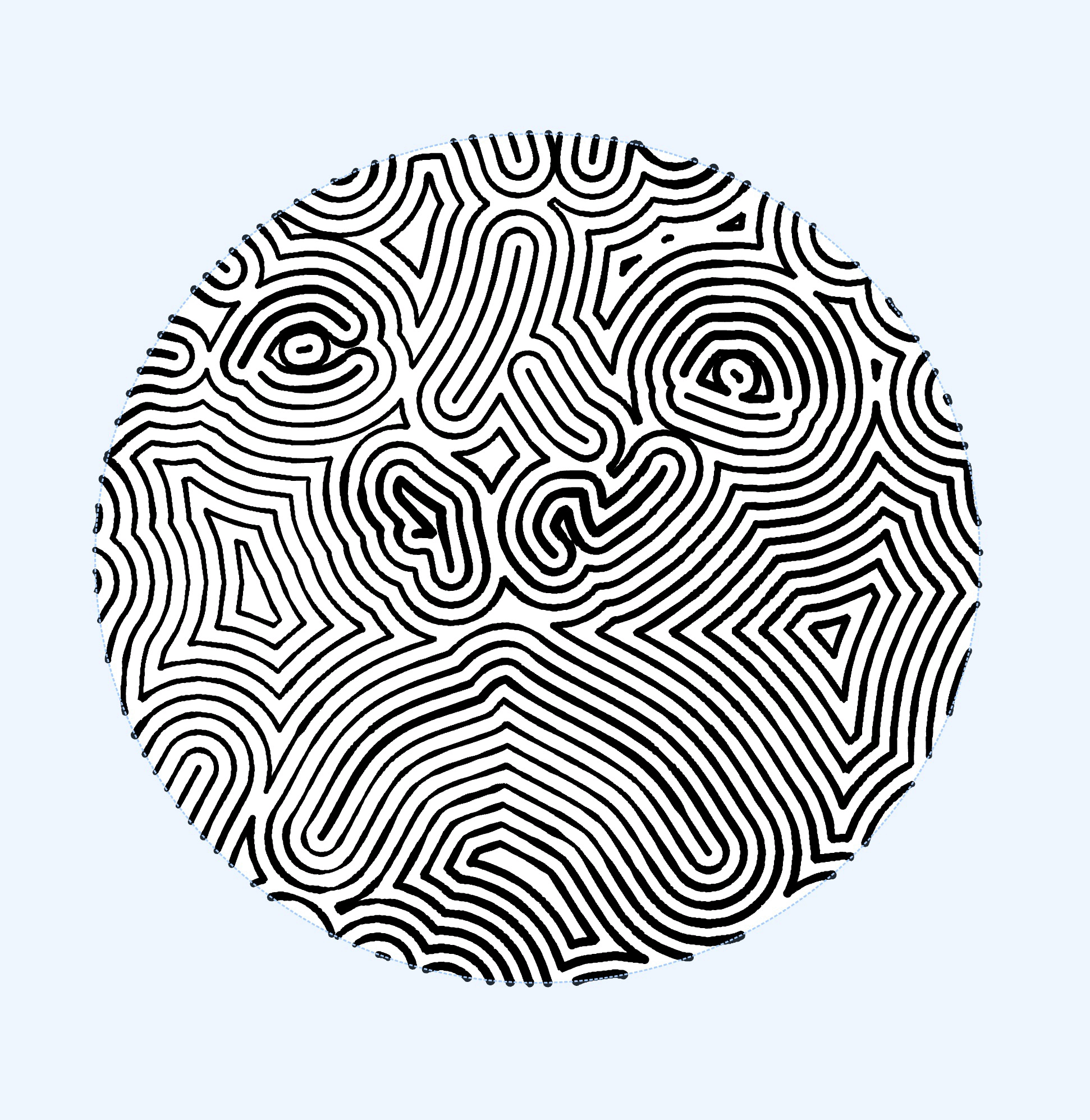 Mask Fill | Vexy Lines Help