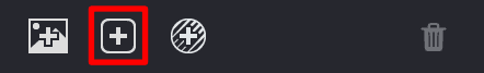 Adding a new layer via the Layers Panel