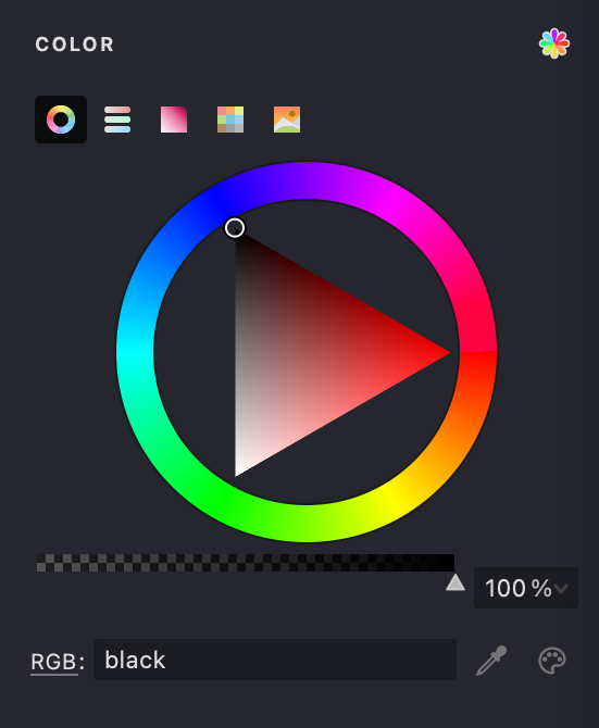 Static Color selection tools