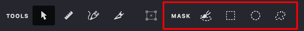 Example showing a masked fill